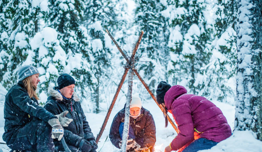 Winter survival with fire and family
